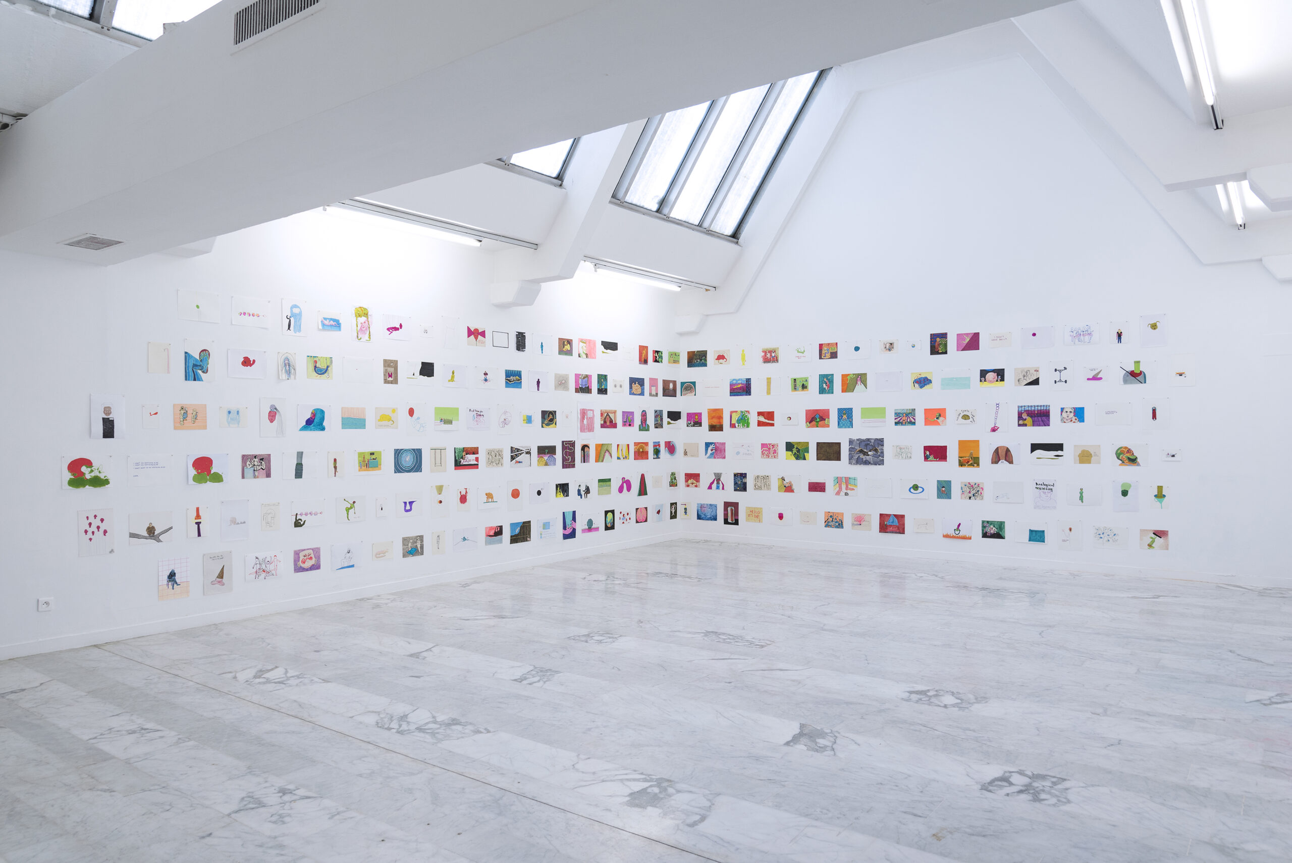 Vue de l'exposition © Cécile Braneyre pour Les Beaux-Arts de Marseille